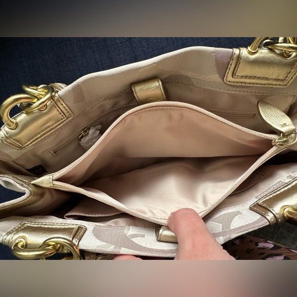 Brand New Gold Coach Purse with Tags! - Picture 11 of 12
